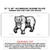 6 X 12 Full Size Aluminum License Plate for Cars and Trucks  Thumbnail