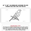6 X 12 Full Size Aluminum License Plate for Cars and Trucks  Thumbnail