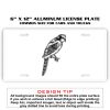 6 X 12 Full Size Aluminum License Plate for Cars and Trucks  Thumbnail