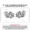 6 X 12 Full Size Aluminum License Plate for Cars and Trucks  Thumbnail