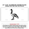 6 X 12 Full Size Aluminum License Plate for Cars and Trucks  Thumbnail