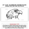 6 X 12 Full Size Aluminum License Plate for Cars and Trucks  Thumbnail