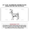 6 X 12 Full Size Aluminum License Plate for Cars and Trucks  Thumbnail