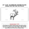 6 X 12 Full Size Aluminum License Plate for Cars and Trucks  Thumbnail