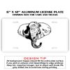 6 X 12 Full Size Aluminum License Plate for Cars and Trucks  Thumbnail