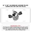 6 X 12 Full Size Aluminum License Plate for Cars and Trucks  Thumbnail