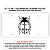 6 X 12 Full Size Aluminum License Plate for Cars and Trucks  Thumbnail