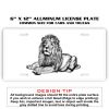 6 X 12 Full Size Aluminum License Plate for Cars and Trucks  Thumbnail