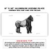 6 X 12 Full Size Aluminum License Plate for Cars and Trucks  Thumbnail