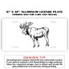 6 X 12 Full Size Aluminum License Plate for Cars and Trucks  Thumbnail