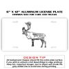6 X 12 Full Size Aluminum License Plate for Cars and Trucks  Thumbnail