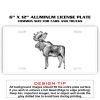 6 X 12 Full Size Aluminum License Plate for Cars and Trucks  Thumbnail