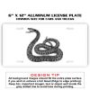 6 X 12 Full Size Aluminum License Plate for Cars and Trucks  Thumbnail