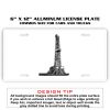 6 X 12 Full Size Aluminum License Plate for Cars and Trucks  Thumbnail