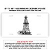 6 X 12 Full Size Aluminum License Plate for Cars and Trucks  Thumbnail