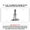 6 X 12 Full Size Aluminum License Plate for Cars and Trucks  Thumbnail