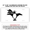6 X 12 Full Size Aluminum License Plate for Cars and Trucks  Thumbnail