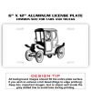6 X 12 Full Size Aluminum License Plate for Cars and Trucks  Thumbnail