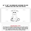 6 X 12 Full Size Aluminum License Plate for Cars and Trucks  Thumbnail