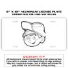 6 X 12 Full Size Aluminum License Plate for Cars and Trucks  Thumbnail