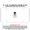 6 X 12 Full Size Aluminum License Plate for Cars and Trucks  Thumbnail