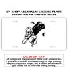 6 X 12 Full Size Aluminum License Plate for Cars and Trucks  Thumbnail