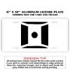 6 X 12 Full Size Aluminum License Plate for Cars and Trucks  Thumbnail