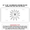 6 X 12 Full Size Aluminum License Plate for Cars and Trucks  Thumbnail