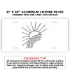 6 X 12 Full Size Aluminum License Plate for Cars and Trucks  Thumbnail