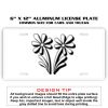 6 X 12 Full Size Aluminum License Plate for Cars and Trucks  Thumbnail