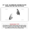 6 X 12 Full Size Aluminum License Plate for Cars and Trucks  Thumbnail