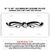 6 X 12 Full Size Aluminum License Plate for Cars and Trucks  Thumbnail
