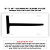 6 X 12 Full Size Aluminum License Plate for Cars and Trucks  Thumbnail