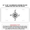 6 X 12 Full Size Aluminum License Plate for Cars and Trucks  Thumbnail