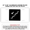 6 X 12 Full Size Aluminum License Plate for Cars and Trucks  Thumbnail