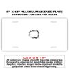 6 X 12 Full Size Aluminum License Plate for Cars and Trucks  Thumbnail