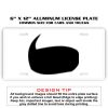6 X 12 Full Size Aluminum License Plate for Cars and Trucks  Thumbnail
