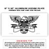 6 X 12 Full Size Aluminum License Plate for Cars and Trucks  Thumbnail