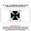 6 X 12 Full Size Aluminum License Plate for Cars and Trucks  Thumbnail