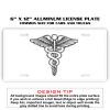 6 X 12 Full Size Aluminum License Plate for Cars and Trucks  Thumbnail