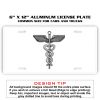 6 X 12 Full Size Aluminum License Plate for Cars and Trucks  Thumbnail