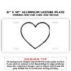 6 X 12 Full Size Aluminum License Plate for Cars and Trucks  Thumbnail