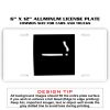 6 X 12 Full Size Aluminum License Plate for Cars and Trucks  Thumbnail
