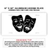 6 X 12 Full Size Aluminum License Plate for Cars and Trucks  Thumbnail