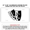 6 X 12 Full Size Aluminum License Plate for Cars and Trucks  Thumbnail
