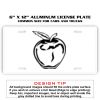6 X 12 Full Size Aluminum License Plate for Cars and Trucks  Thumbnail