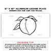 6 X 12 Full Size Aluminum License Plate for Cars and Trucks  Thumbnail
