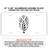 6 X 12 Full Size Aluminum License Plate for Cars and Trucks  Thumbnail