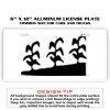 6 X 12 Full Size Aluminum License Plate for Cars and Trucks  Thumbnail