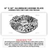 6 X 12 Full Size Aluminum License Plate for Cars and Trucks  Thumbnail